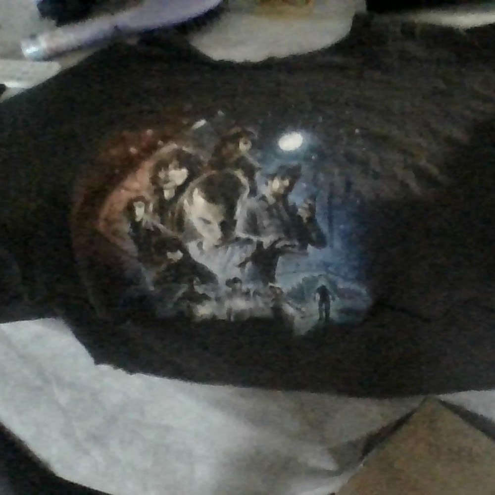 Stranger's things cropped t-shirt